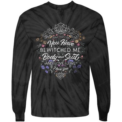 Jane Austen Merchandise Vintage Pride And Prejudice Tie-Dye Long Sleeve Shirt