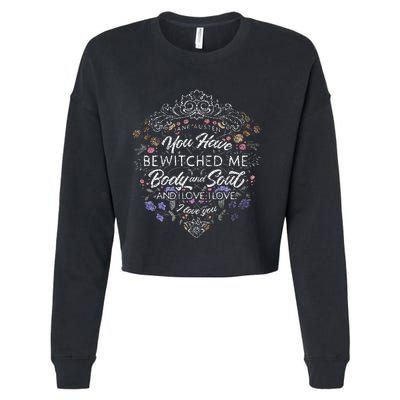 Jane Austen Merchandise Vintage Pride And Prejudice Cropped Pullover Crew