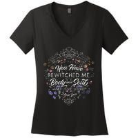 Jane Austen Merchandise Vintage Pride And Prejudice Women's V-Neck T-Shirt