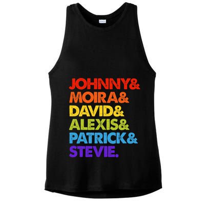 Johnny And Moira And David And Alexis Ladies PosiCharge Tri-Blend Wicking Tank