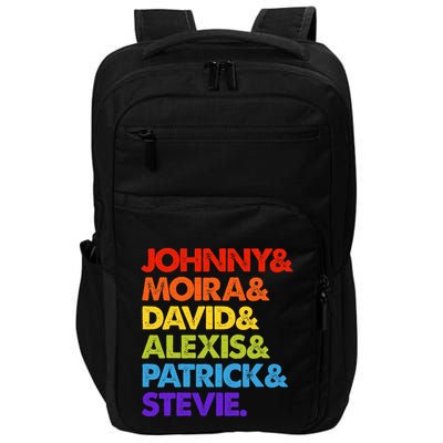 Johnny And Moira And David And Alexis Impact Tech Backpack