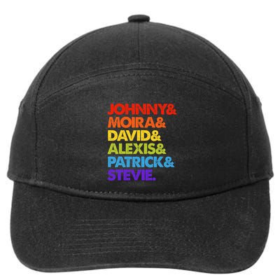Johnny And Moira And David And Alexis 7-Panel Snapback Hat