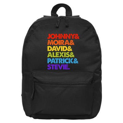 Johnny And Moira And David And Alexis 16 in Basic Backpack