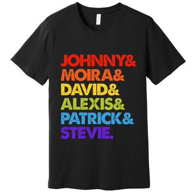 Johnny And Moira And David And Alexis Premium T-Shirt