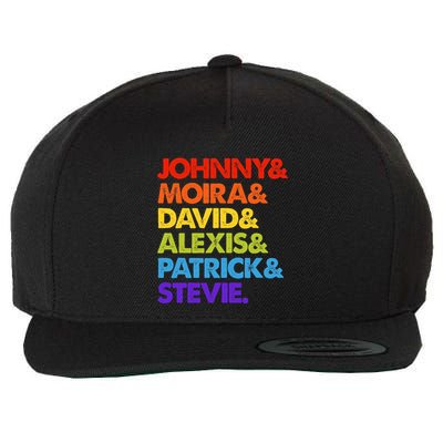Johnny And Moira And David And Alexis Wool Snapback Cap