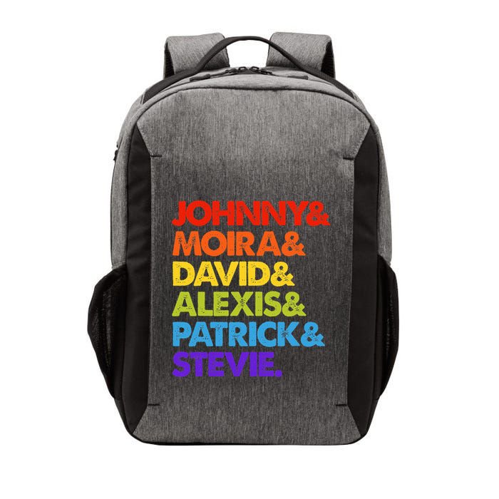 Johnny And Moira And David And Alexis Vector Backpack