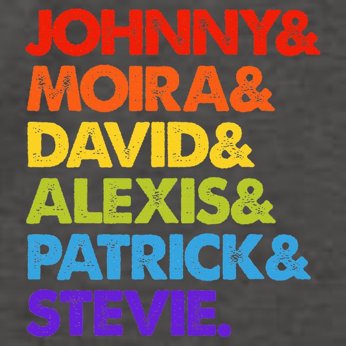 Johnny And Moira And David And Alexis Vector Backpack