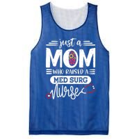 Just A Mom Who Raised A Med Surg Nurse Rn Mommy Mothers Day Funny Gift Mesh Reversible Basketball Jersey Tank