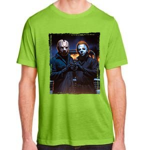 Jason And Myers Halloween Heart Hands Horror Character Adult ChromaSoft Performance T-Shirt