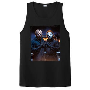 Jason And Myers Halloween Heart Hands Horror Character PosiCharge Competitor Tank