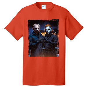 Jason And Myers Halloween Heart Hands Horror Character Tall T-Shirt