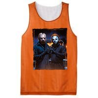 Jason And Myers Halloween Heart Hands Horror Character Mesh Reversible Basketball Jersey Tank