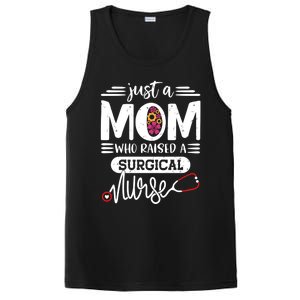 Just A Mom Who Raised A Surgical Nurse Rn Mommy Mothers Day Great Gift PosiCharge Competitor Tank