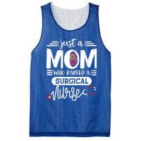 Just A Mom Who Raised A Surgical Nurse Rn Mommy Mothers Day Great Gift Mesh Reversible Basketball Jersey Tank