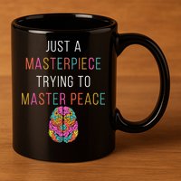 Just A Masterpiece Mental Health Awareness Green Stigma 11oz C Handle Ceramic Mug
