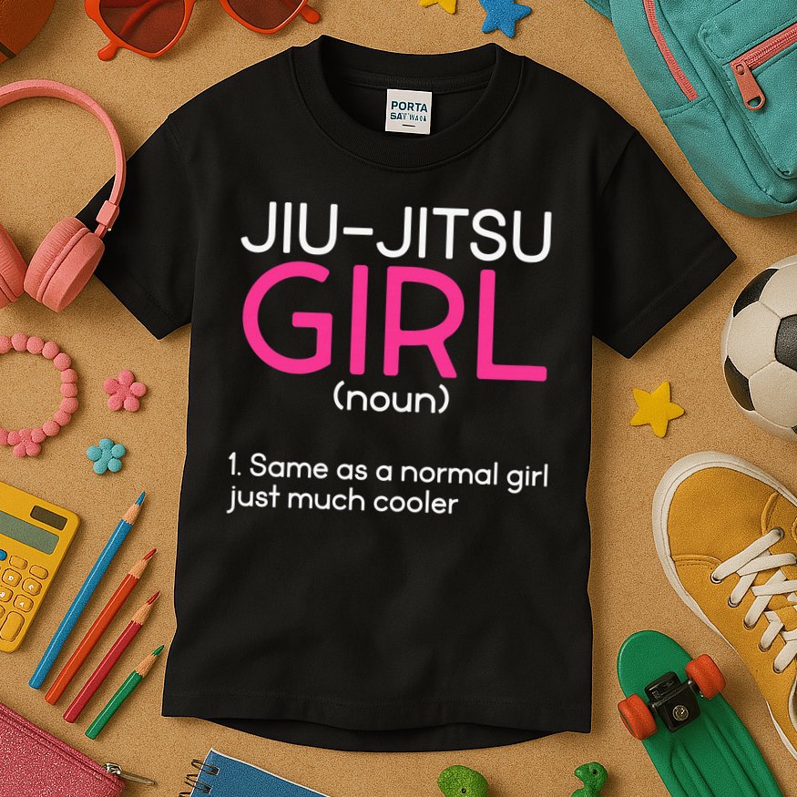 Jiu-Jitsu  Asian Mixed Martial Arts Sport MMA Kids T-Shirt