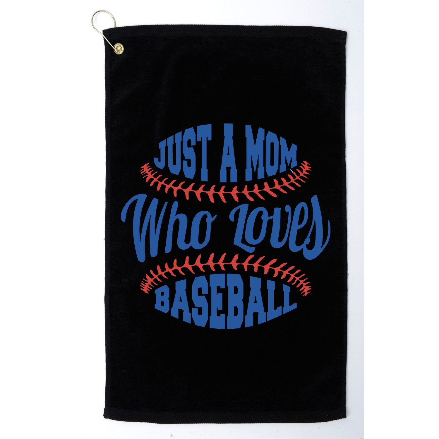 Just A Mom Who Loves Baseball Golf Towel