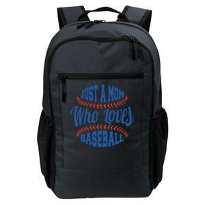 Just A Mom Who Loves Baseball Daily Commute Backpack