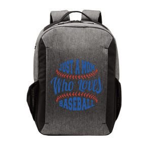 Just A Mom Who Loves Baseball Vector Backpack