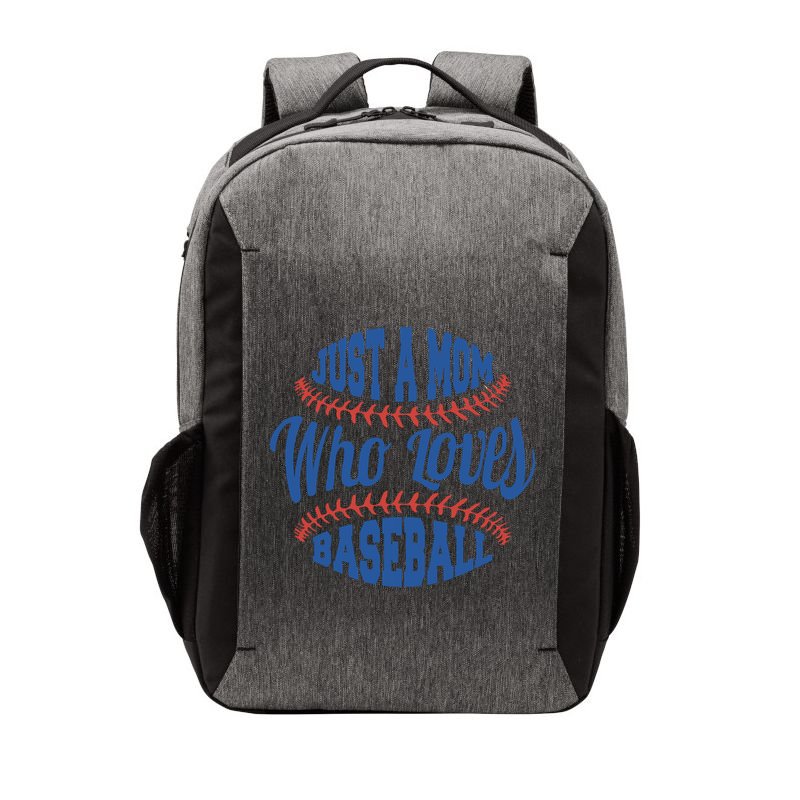 Just A Mom Who Loves Baseball Vector Backpack