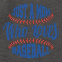 Just A Mom Who Loves Baseball Vector Backpack
