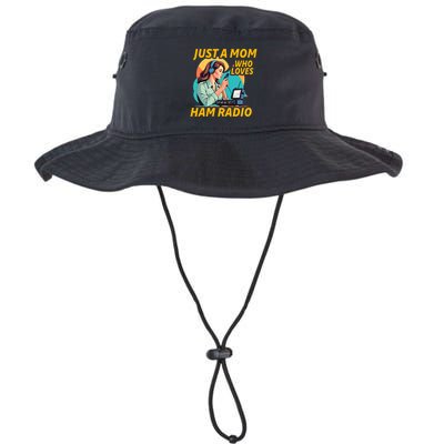 Just A Mom Who Loves Ham Radio Fun Legacy Cool Fit Booney Bucket Hat