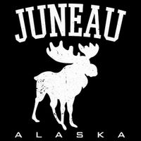 Juneau Alaska Moose Family Hiking Camping Trip Retro Vintage Funny Gift Doggie Tank