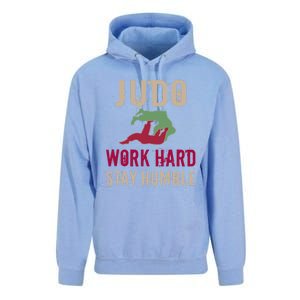 Judo And Martial Arts Work Hard Stay Humble Gift Cool Gift Unisex Surf Hoodie