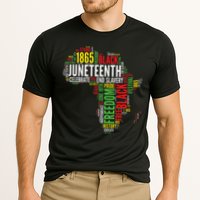 Juneteenth Africa Map Rd Art Black Pride Juneteenth Cooling Performance Crew T-Shirt