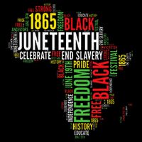 Juneteenth Africa Map Rd Art Black Pride Juneteenth Cooling Performance Crew T-Shirt