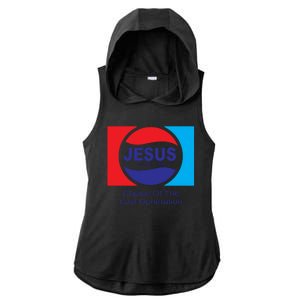 Jesus And Mary Chain Lost Generation Ladies PosiCharge Tri-Blend Wicking Draft Hoodie Tank