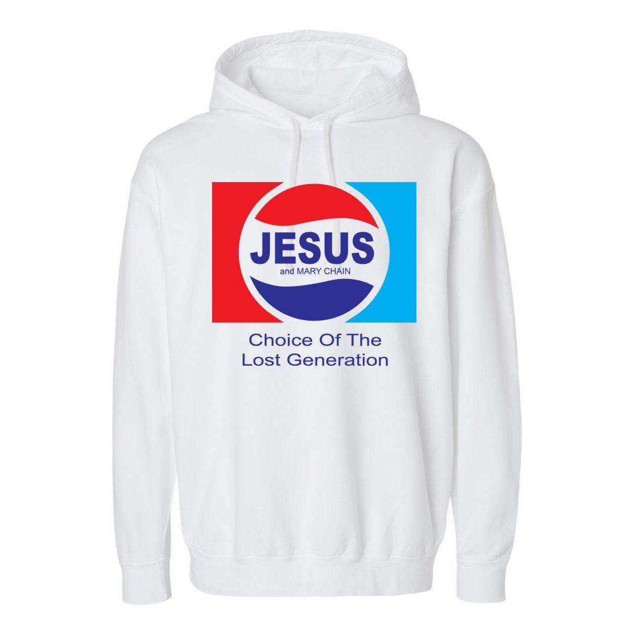 Jesus And Mary Chain Lost Generation Garment-Dyed Fleece Hoodie