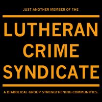 Just Another Member Of The Lutheran Crime Syndicate Drawstring Bag