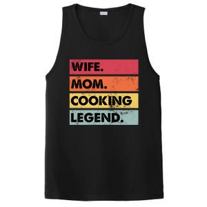 Just A Mom Who Cooks Awesome Food Kitchen Culinary Cook Gift PosiCharge Competitor Tank