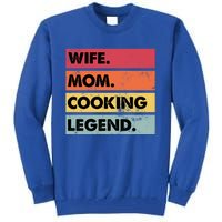 Just A Mom Who Cooks Awesome Food Kitchen Culinary Cook Gift Tall Sweatshirt