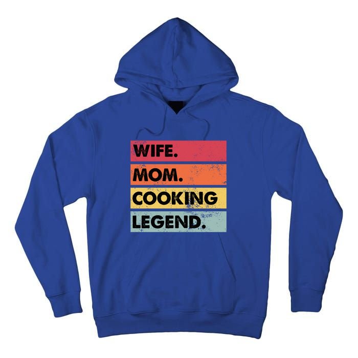 Just A Mom Who Cooks Awesome Food Kitchen Culinary Cook Gift Tall Hoodie