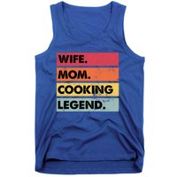 Just A Mom Who Cooks Awesome Food Kitchen Culinary Cook Gift Tank Top