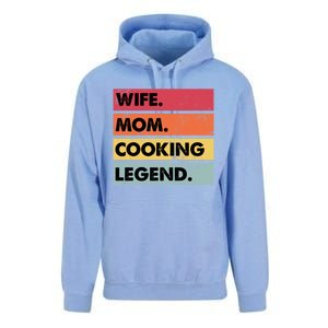 Just A Mom Who Cooks Awesome Food Kitchen Culinary Cook Gift Unisex Surf Hoodie