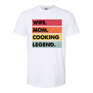 Just A Mom Who Cooks Awesome Food Kitchen Culinary Cook Gift Softstyle CVC T-Shirt