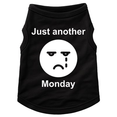 Just Another Monday Sad Face Doggie Tank