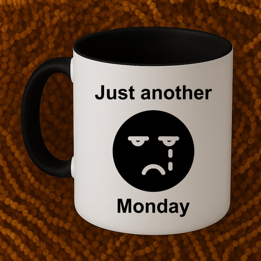 Just Another Monday Sad Face Mug