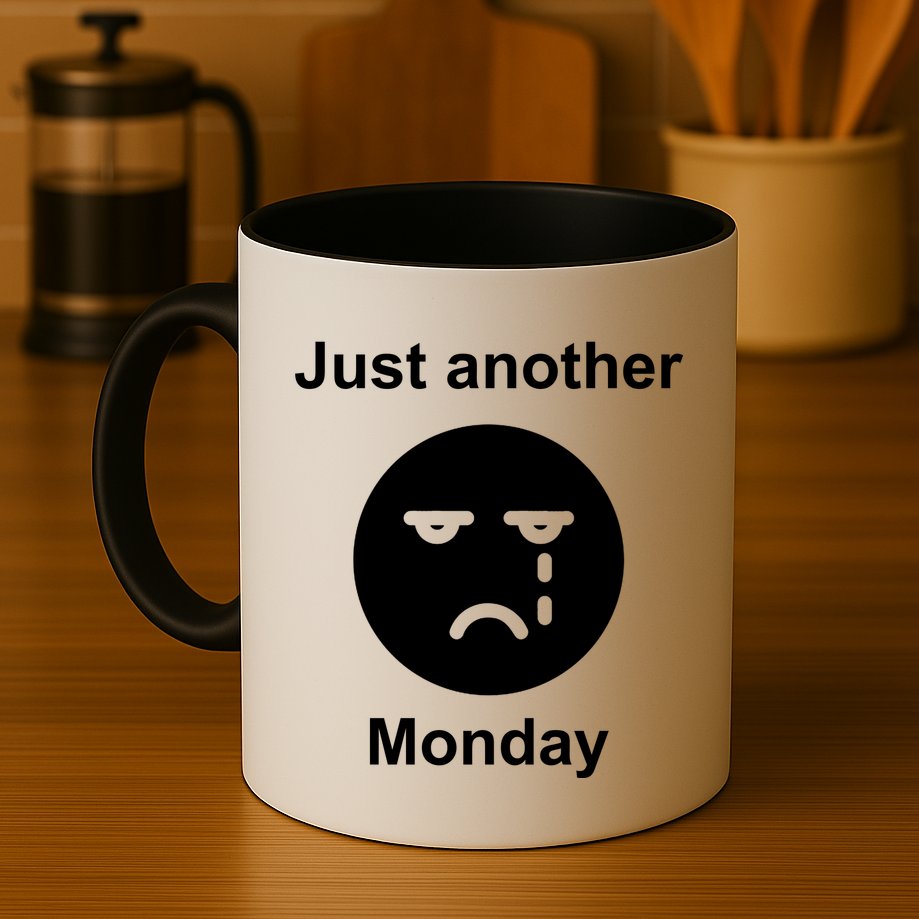 Just Another Monday Sad Face Mug