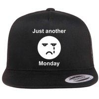 Just Another Monday Sad Face Flatbill Hat