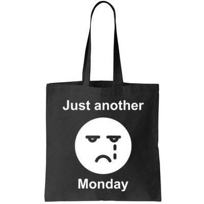 Just Another Monday Sad Face Bag