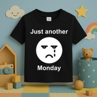 Just Another Monday Sad Face Toddler T-Shirt