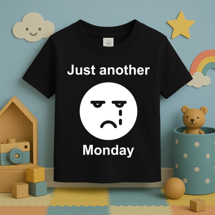 Just Another Monday Sad Face Toddler T-Shirt