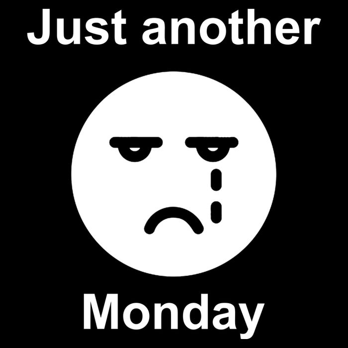 Just Another Monday Sad Face Toddler T-Shirt