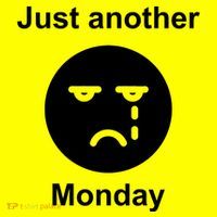 Just Another Monday Sad Face T-Shirt