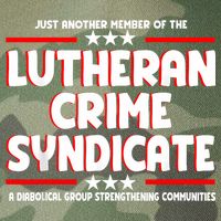 Just Another Member Of The Lutheran Crime Syndicate Legacy Tie Dye Trucker Hat