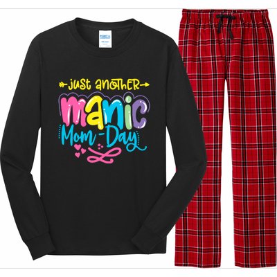 Just Another Manic Mom Day Funny Mother’s Day Mom Life Long Sleeve Pajama Set